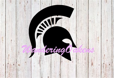 Spartan Svg Cutting File For Cricut Michigan State Football Etsy