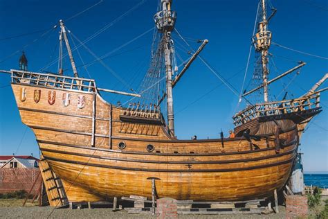 Replica Of Magellans Ship Victoria First Vessel To Circumnavigate