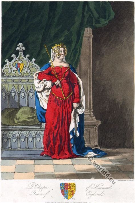 Philippa Of Hainault Queen Of England In 1369 World4