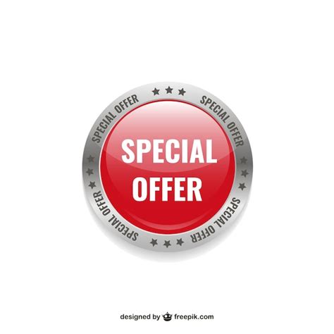 Free Vector Special Offer Label