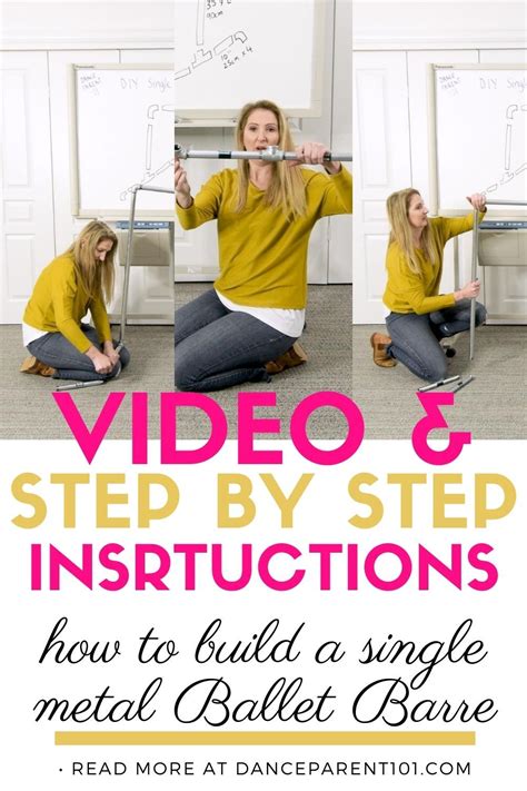 Simple Homemade Ballet Barre From Galvanized Steel No Tools Required