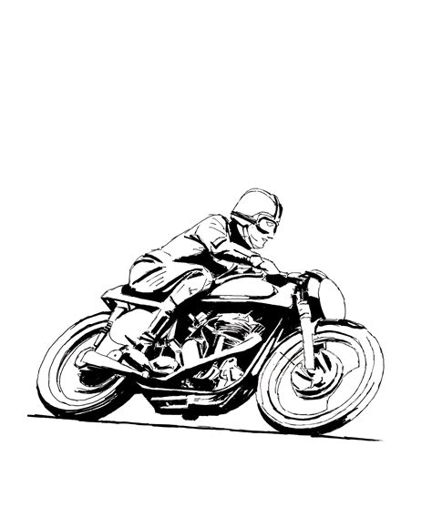 motorcycle line drawing at explore collection of motorcycle line drawing