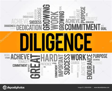 Diligence Word Cloud Collage Stock Vector Image By ©dizanna 258245084