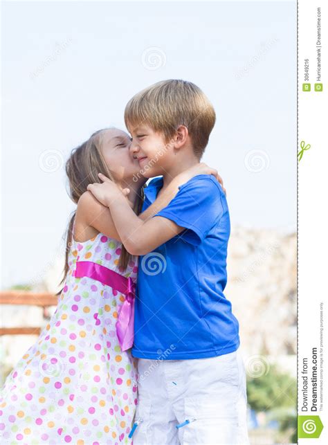 First Children Love Stock Photo Image Of Little Cute