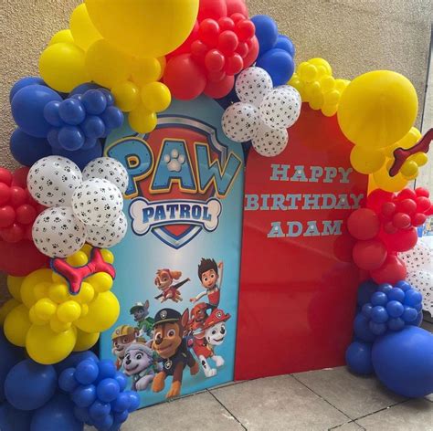 Paw Patrol Balloon Centerpieces Decoration Balloon Centerpieces Paw