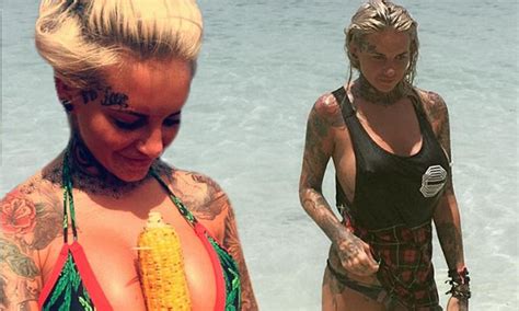Ex On The Beachs Jemma Lucy Uses Her Boobs To Balance
