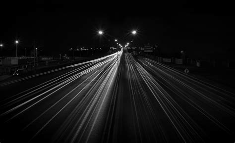 Free Images Black And White Fog Night Line Darkness Street Light