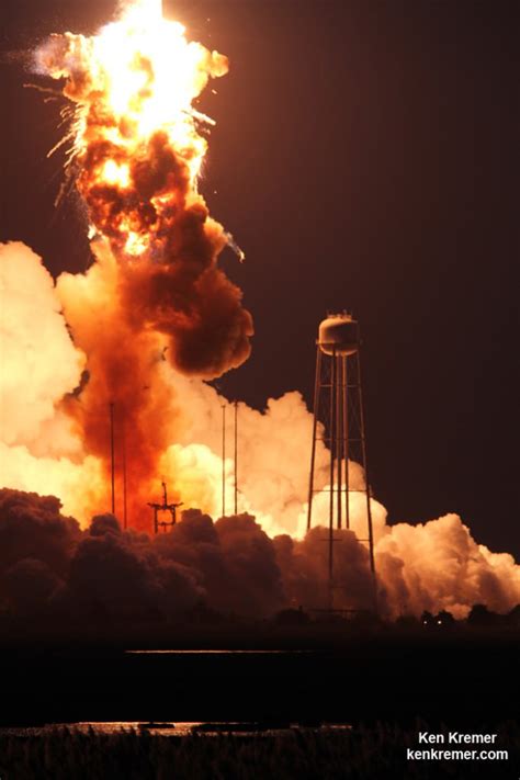 Antares Launch Calamity Unfolds Dramatic Photo Sequence Universe Today