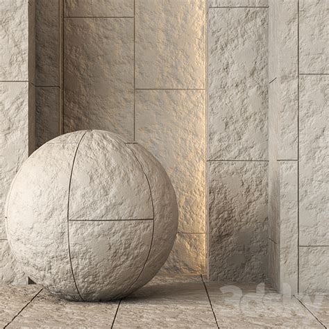 Decorative Stone Wall Panel Texture 4k Seamless 3ds Max 3ds Max Files
