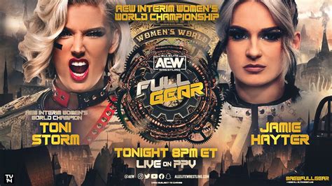 Aew Interim Women S Championship Toni Storm Vs Jamie Hayter Aew Full