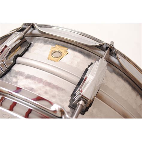 Ludwig Acrophonic La404k Hammered Snare Drum 14 X 5 Caisse Claire