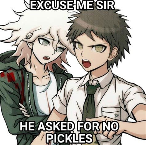 Since Nagito Was Too Nervous He Asked Hajime To Ask For Him 🙄😁🏃