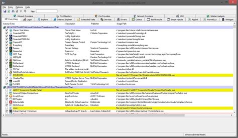 Autoruns For Windows Umfangreicher Autostart Manager Download