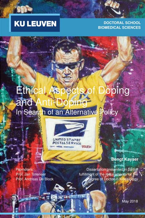 Pdf Ethical Aspects Of Doping And Anti Doping In Search Of An Alternative Policy