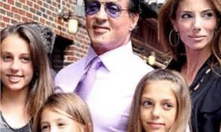 Sylvester Stallone Thanks Daughters For Happy Fathers Day Daily Mail