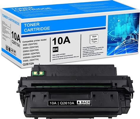 1 Pack 10a Q2610a Black Toner Cartridge Compatible Q2610a