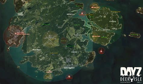 Dayz Map Deerisle Zone Update 21 Tierareas Rdayz