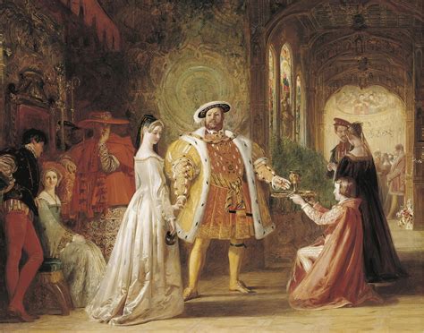 Henry Viii Meets Anne Boleyn Illustration World History Encyclopedia