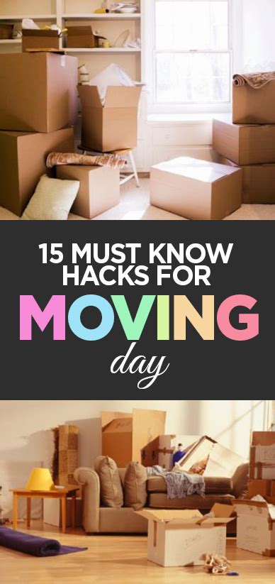 15 Must Know Hacks For Moving Day Organization Junkie