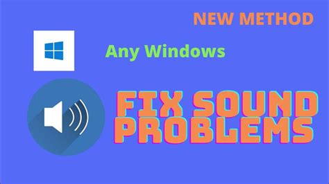 How To Fix Sound Or Audio Problems On Windows No Sound Fix Audio