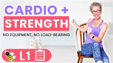 35 Minute Seated Bodyweight Cardio Strength Workout 😅 Burn 250