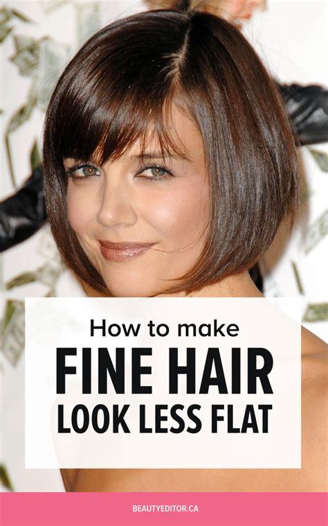 How To Make Fine Hair Look Less Flat According To Celebrity