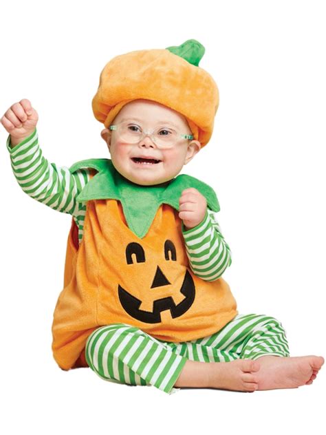 Infant Boys Padded Orange Pumpkin Vest Baby Halloween Costume 6 12m