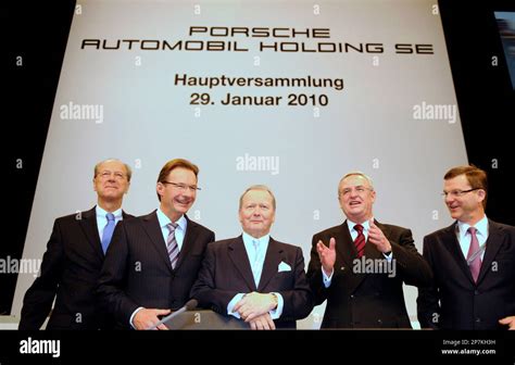 Der Aufsichtsratsvorsitzende Der Porsche Automobil Holding Se Wolfgang