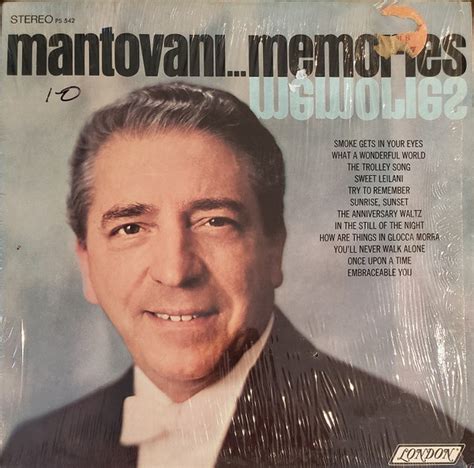 Mantovani Memories 1969 Terre Haute Press Vinyl Discogs
