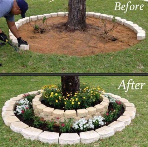 Landscaping Bricks Around Tree Backyard Projects Garden Projects