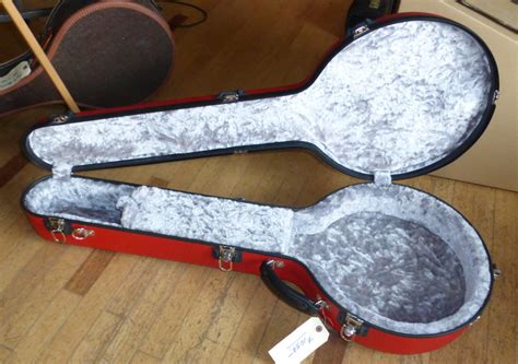 New Calton Deluxe Banjo Case Red Sold Greg Boyds House Of Fine