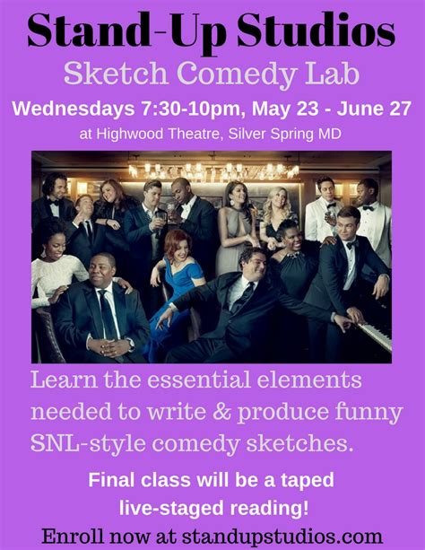 Sketch Comedy Class And Workshop At Stand Up Studios Comedy Classes