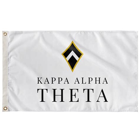 Kappa Alpha Theta Sorority Flag Design Your Own Soroirty Banner Designergreek Designer
