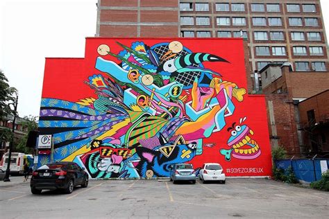 All 20 New Montreal Murals On Saint Laurent Street Murals Street