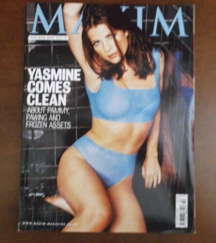 Maxim Uk Magazine October Yasmine Bleeth Comes Clean Natalie
