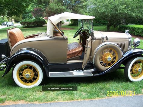 1930 Model A Deluxe Ford Convertible