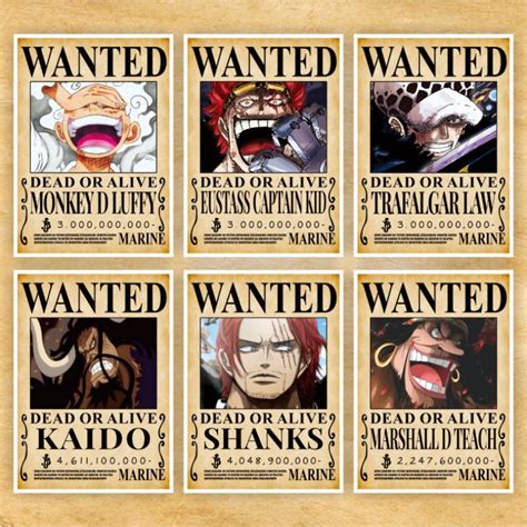 Poster Buronan One Piece Png Terbaru Poster Bounty Mugiwara The Best Porn Website