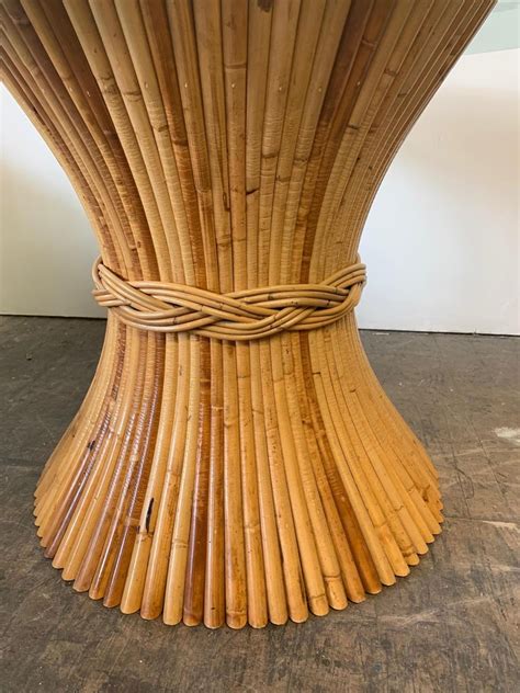 You are also welcome to call us to order. Rattan and Leather Dining Set, 4 Chairs and Sheaf of Wheat ...