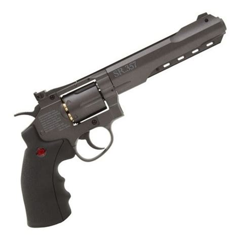 Revolver De Pressão Crosman Co2 Sr357 Black 45mm Parcelamento Sem Juros