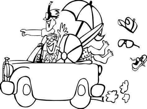Pintando dibujos de "Felices Vacaciones": Imágenes de vacaciones para
