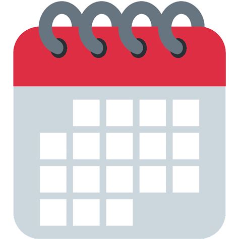 Spiral Calendar Emoji Clipart Free Download Transparent Png Creazilla