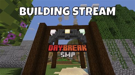 Building Stream Bedrock Daybreak Smp Youtube
