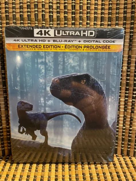 Jurassic World Dominion 4k Steelbook 2 Disc Uhdblu Ray 2022extended Cut 2184 Picclick