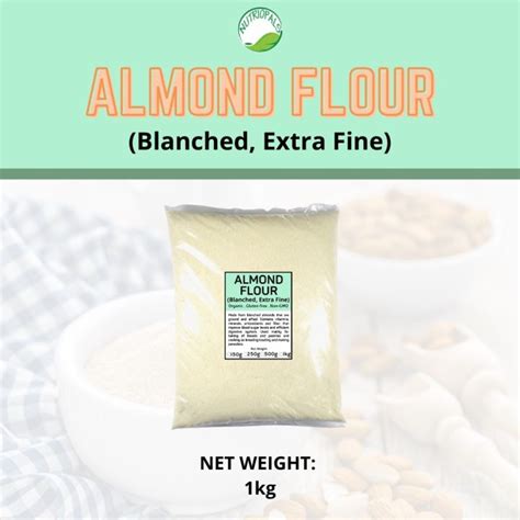 Almond Flour Extra Fine Blanched 1kg Bulk Keto Low Carb And Vegan