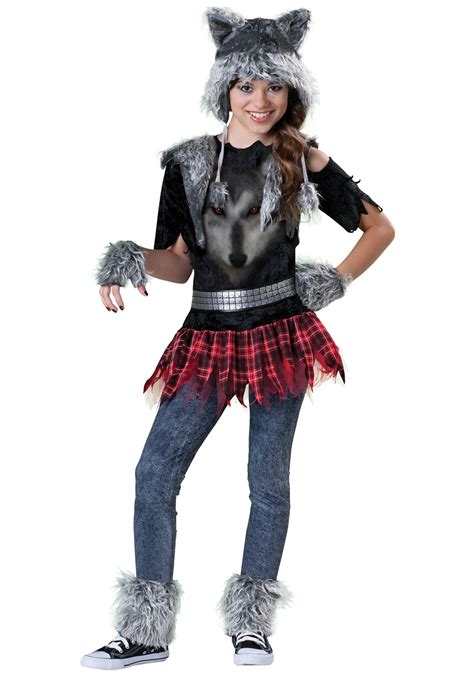 Tween Werewolf Costume Werewolf Halloween Costume For Girls