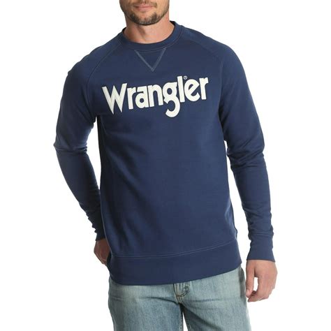 Wrangler Wrangler Mens And Big And Tall Crew Neck Sweatshirt Up To