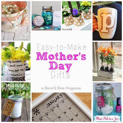 Check spelling or type a new query. Stand & Shine Magazine: Easy-To-Make Mother's Day Gifts
