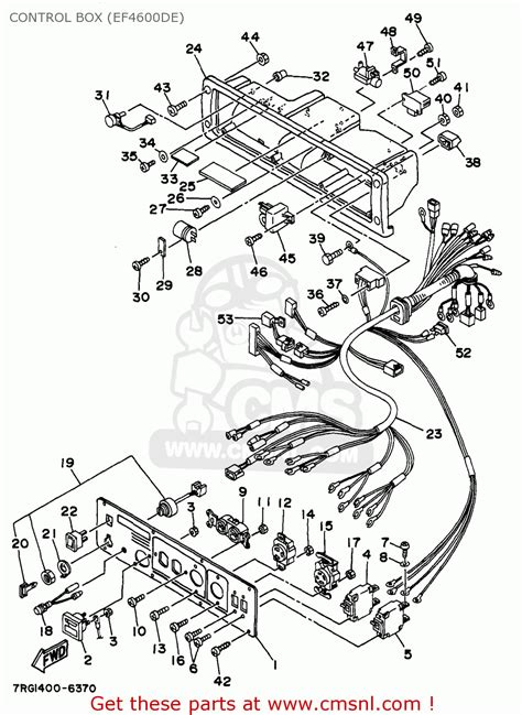 Even oftener it is hard to remember what does each function in welding system yamaha generator is responsible for and what options to choose for. Yamaha Ef4600de Ef6600de Yg4600d Yg6600d Yg6600de Generator 1998 Control Box (ef4600de ...