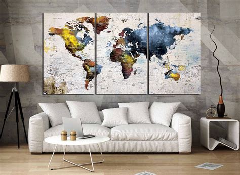 World Map art, World Wall Art,World Map Canvas,World Map Art,World Map Large Print,World Map 