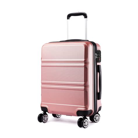 Buy Carry On Luggage With 4 Spinner Wheels 20 Inch Lightweight Abs